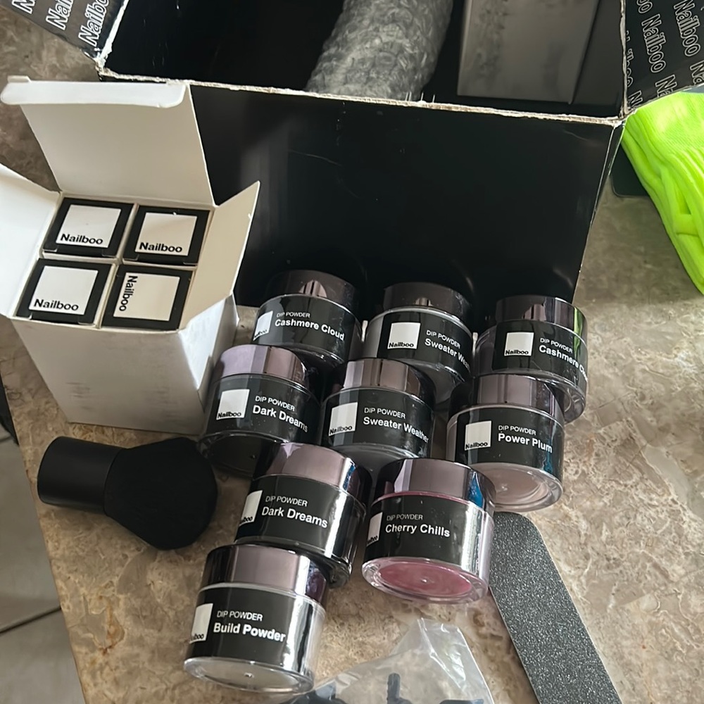 2 full kits of Nailboo , barely used!